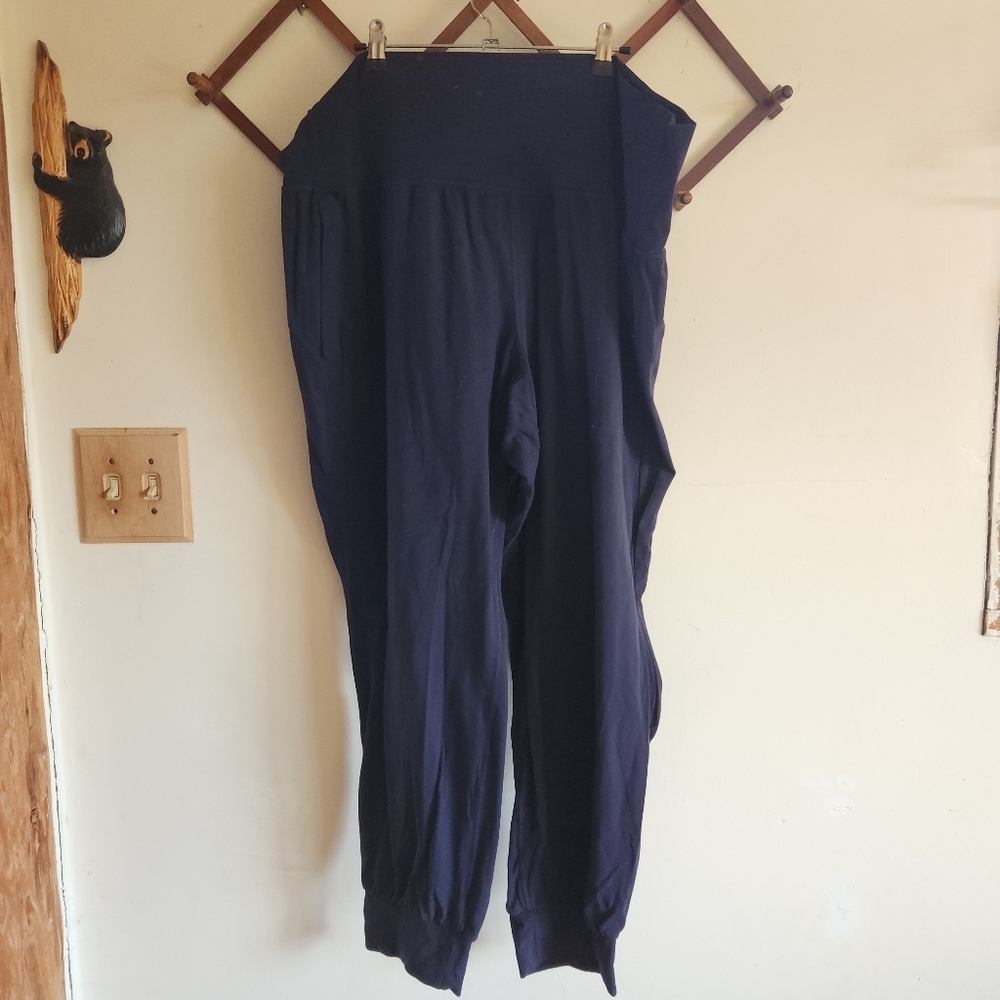 Athleta Salutations Jogger Powervita Navy Blue High-Waisted Pants 3X